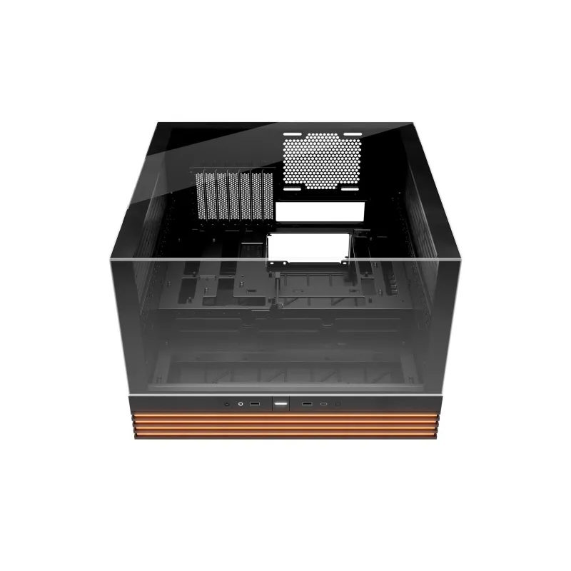Case-BE QUIET-LIGHT BASE 600 DX-Tower-Case product features Transparent panel-ATX-MicroATX-MiniITX-Colour Black-BGW65