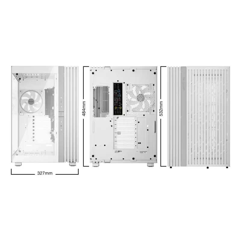 Case-BE QUIET-LIGHT BASE 900 FX-Tower-Case product features Transparent panel-ATX-EATX-MicroATX-MiniITX-XL-ATX-Colour
