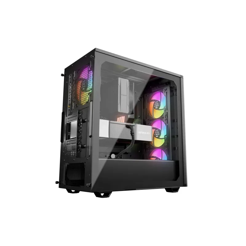 Case-BE QUIET-PURE BASE 501 LX-MidiTower-Case product features Transparent panel-Not included-ATX-MicroATX-MiniITX-Colour