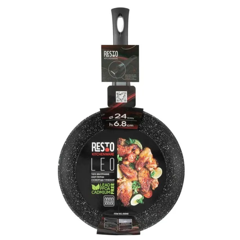 Deep frypan d24 h6.8cm-93040 resto