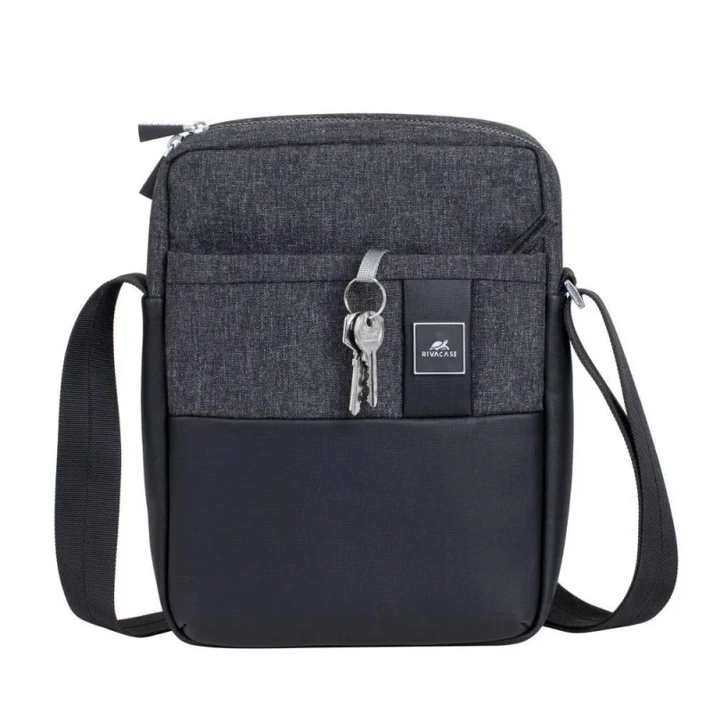 Tablet case crossbody 11-8811 black melange rivacase