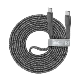 Cable usb-c to usb-c 2.1m-grey ps6105 gr21 rivacase