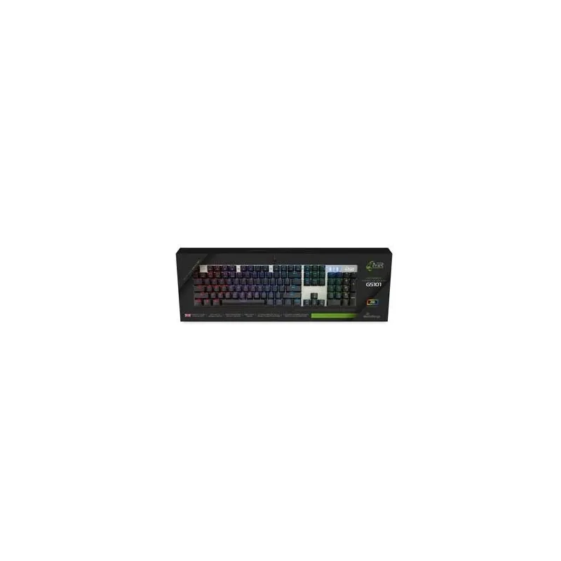 Keyboard gs101 black-silver-mrgs101-uk mediarange