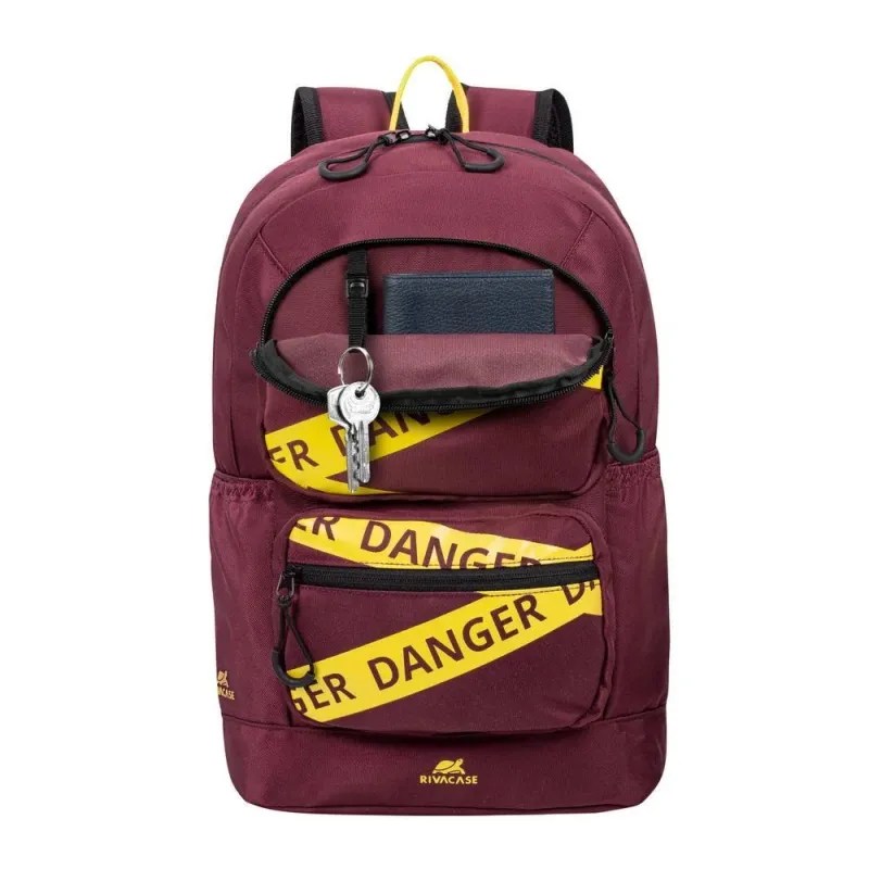 Nb backpack urban 14l 13.3-5421 burgundy red rivacase