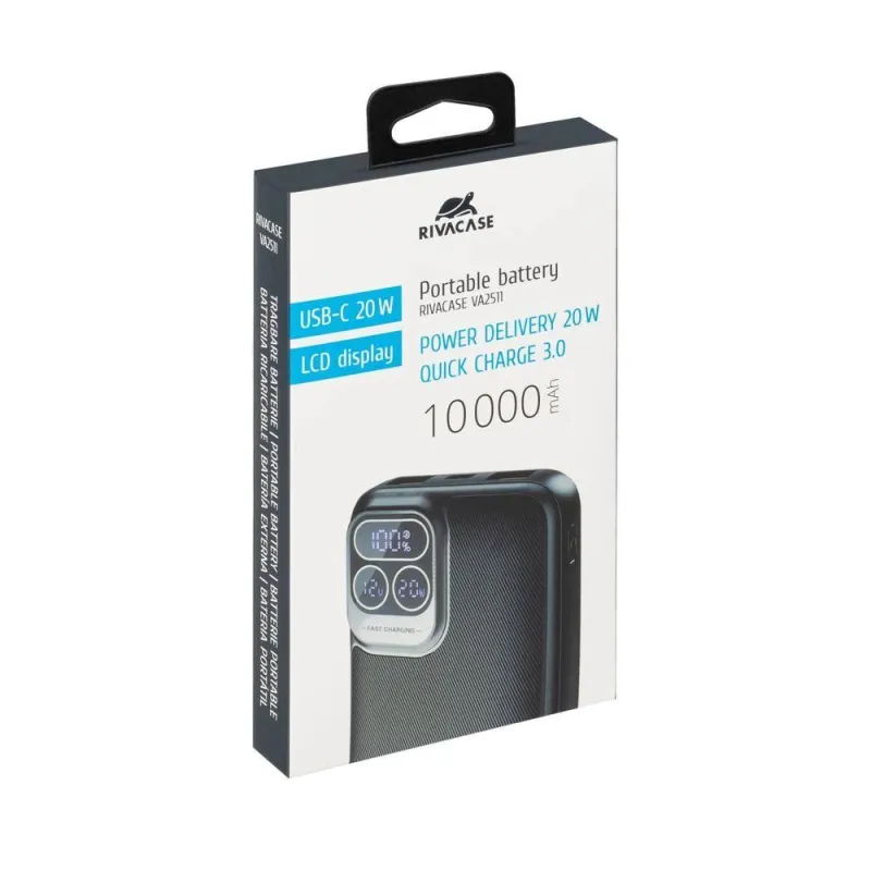 Power bank usb 10000mah-va2511 rivacase