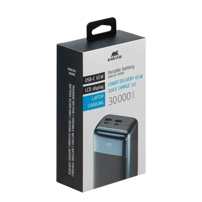 Power bank usb 30000mah-va1080 rivacase