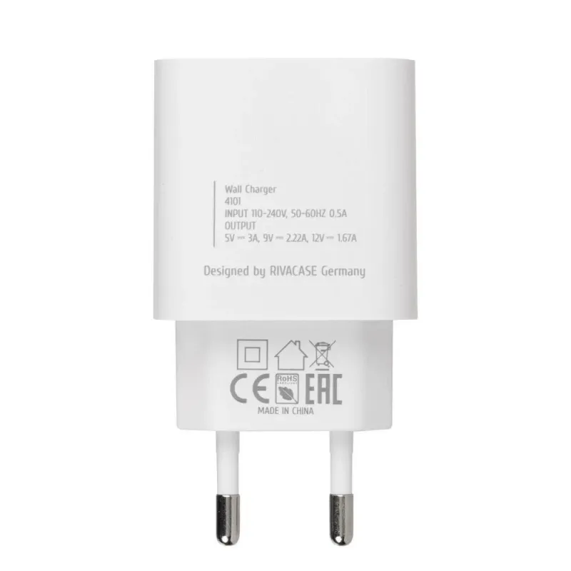 Mobile charger wall-white ps4101 w00 rivacase