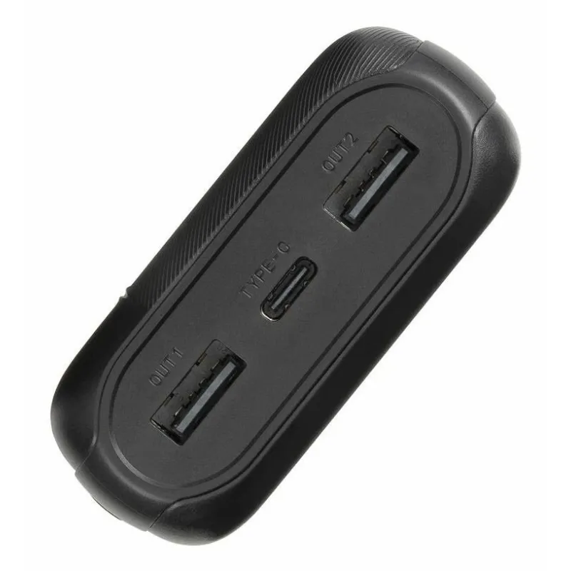 Power bank usb 20000mah-va2071 black rivacase