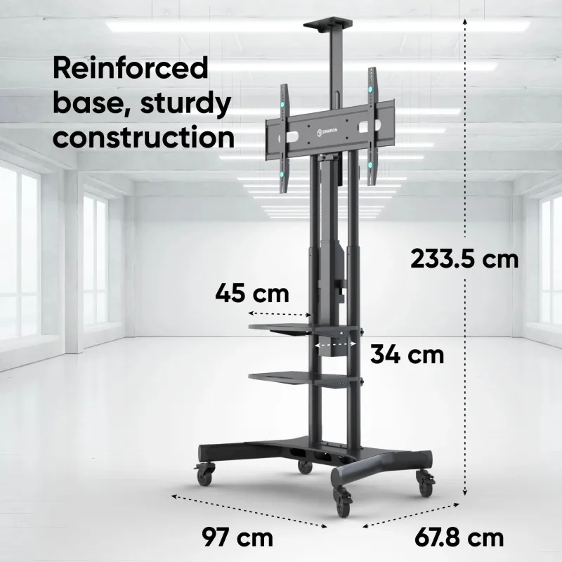 Tv set acc motor. mobile stand-50-86 black ts1881e-b onkron