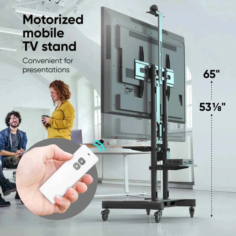 Tv set acc motor. mobile stand-50-86 black ts1881e-b onkron
