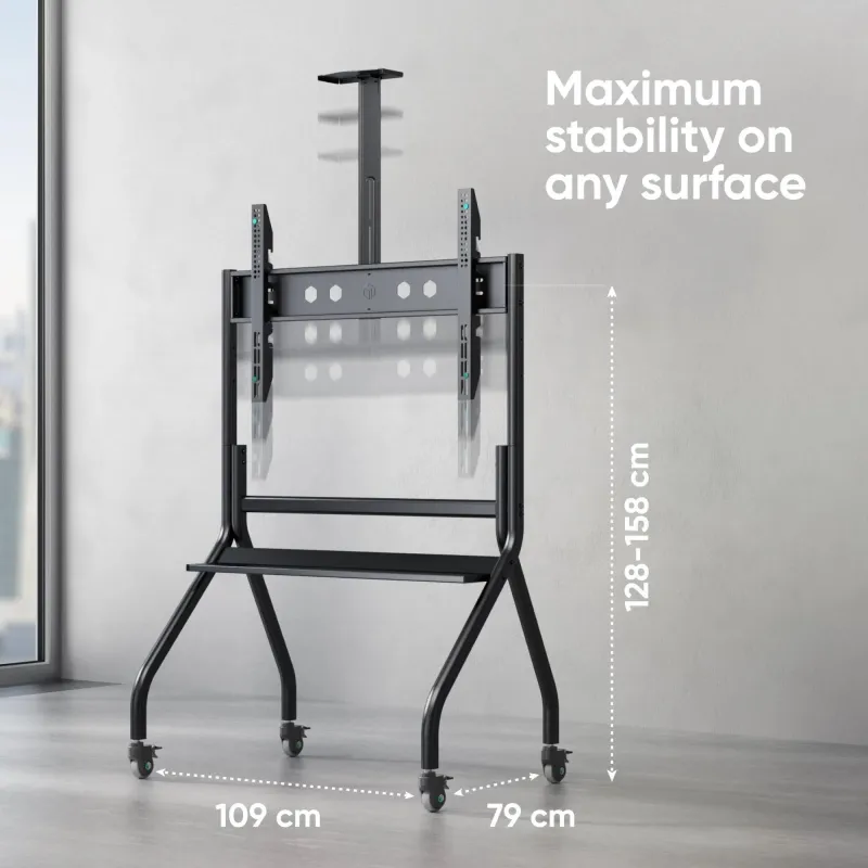 Tv set acc mobile stand-60-120 black ts2080-b onkron