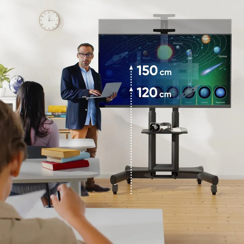 Tv set acc mobile stand-40-70-black ts1551-b onkron