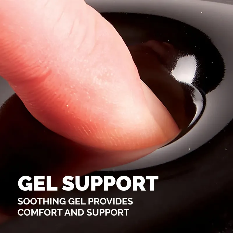 Mouse pad crystal gel-black 9112101 fellowes