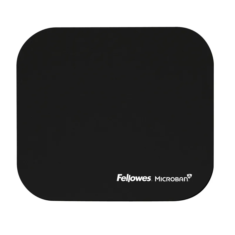 Mouse pad microban-black 5933907 fellowes