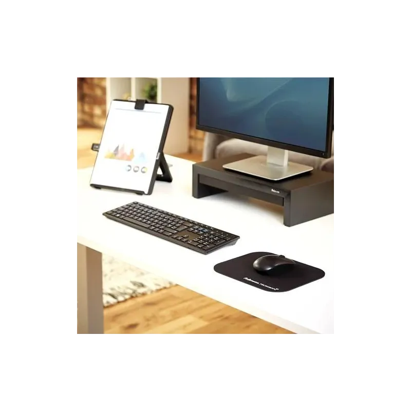 Mouse pad microban-black 5933907 fellowes