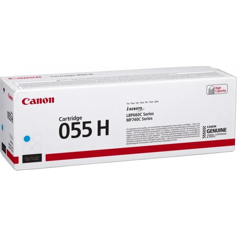 Toner cyan 5.9k crg-055hc-3019c002 canon
