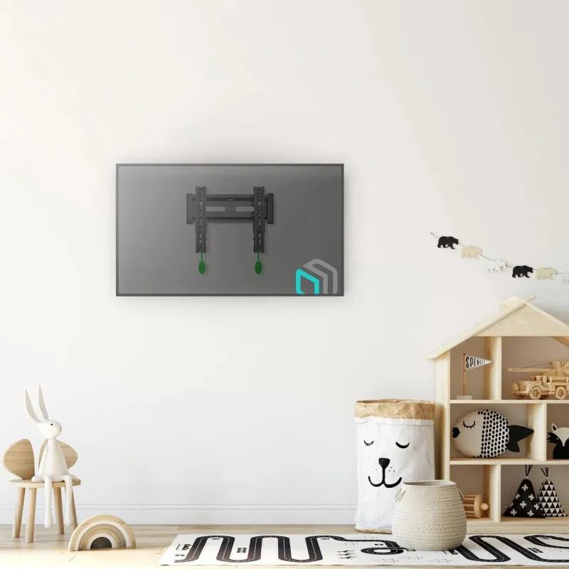 Tv set acc wall mount -17-43-black tm4-b onkron