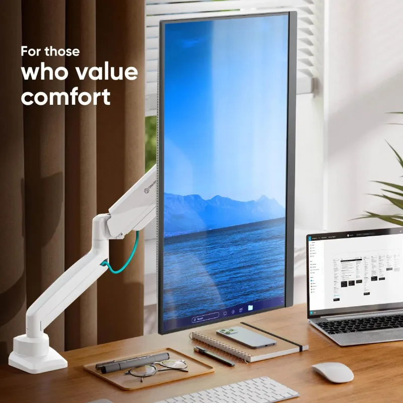 Monitor acc desk mount-13-32 blk-wht g80-bw onkron
