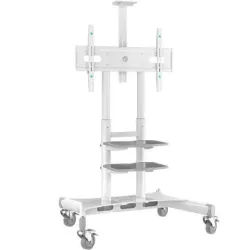 Tv set acc mobile stand-50-86-white ts1881-w onkron