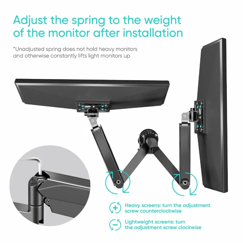 Monitor acc desk mount-13-32 black g140-b onkron