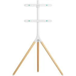Tv set acc floor stand -32-65-white ts1220-w onkron