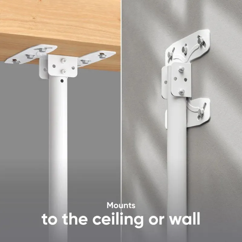 Tv set acc ceiling mount-32-80 white n1l-w onkron