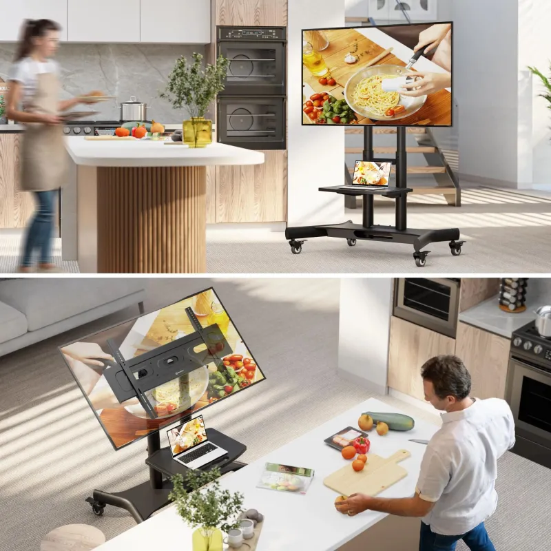 Tv set acc mobile stand-32-70-black ts1350-b onkron
