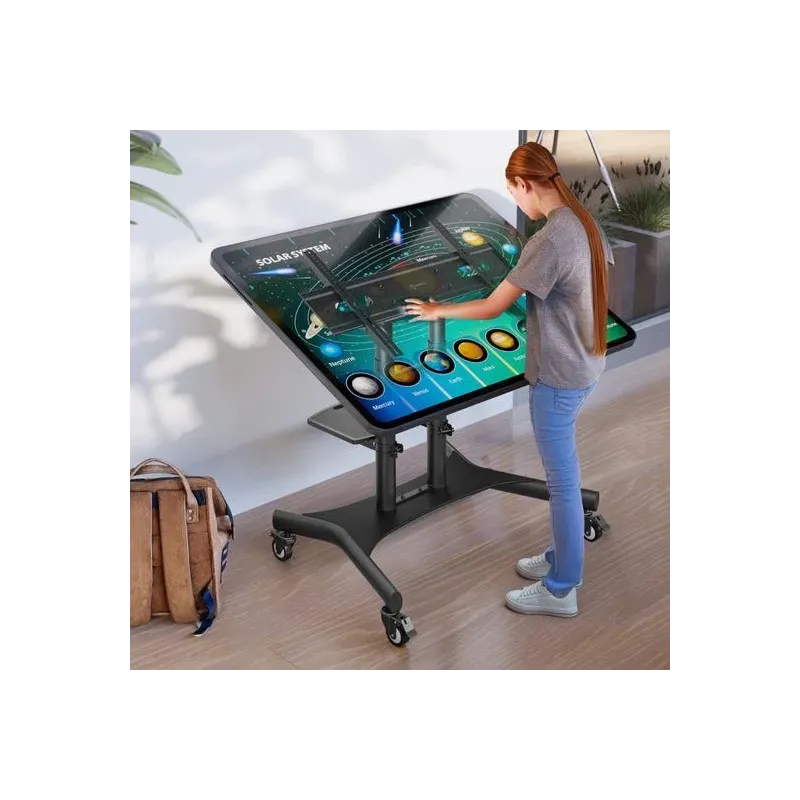 Tv set acc mobile stand-50-83-black ts1380-b onkron