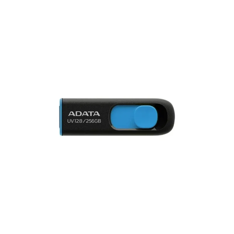 ADATA - USB Flash Drive - UV128 - 256 GB - USB 3.2 Gen1 - Black-Blue