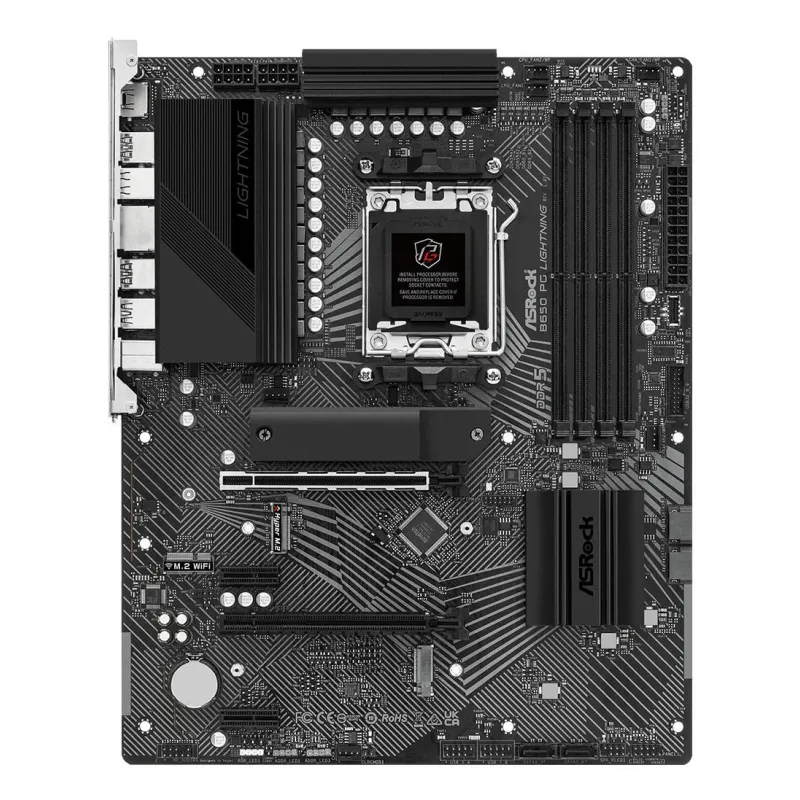 Mainboard-ASROCK-AMD B650-SAM5-ATX-Memory DDR5-Memory slots 4-2xPCI-Express 4.0 1x-2xPCI-Express 4.0