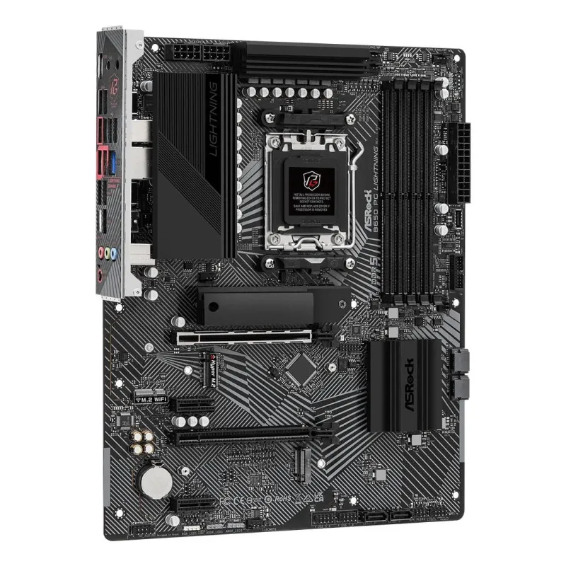 Mainboard-ASROCK-AMD B650-SAM5-ATX-Memory DDR5-Memory slots 4-2xPCI-Express 4.0 1x-2xPCI-Express 4.0