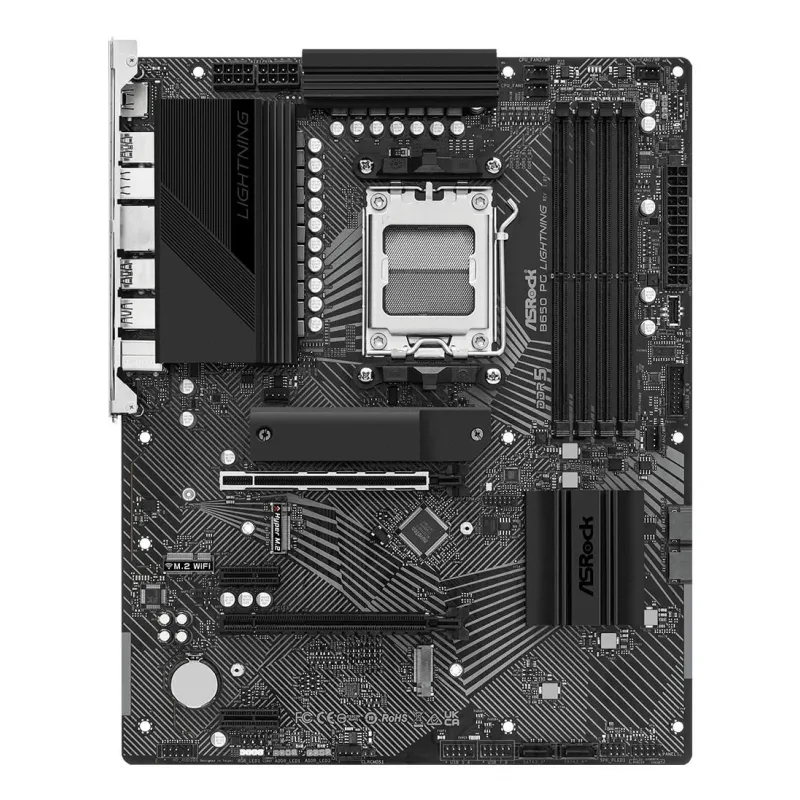Mainboard-ASROCK-AMD B650-SAM5-ATX-Memory DDR5-Memory slots 4-2xPCI-Express 4.0 1x-2xPCI-Express 4.0