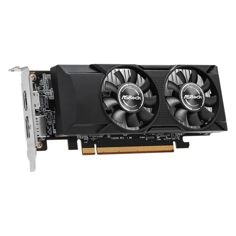 Graphics Card-ASROCK-Intel-Arc A310-2000 MHz-4 GB-GDDR6-64 bit-PCI Express x8 4.0-Active-A310LP4G