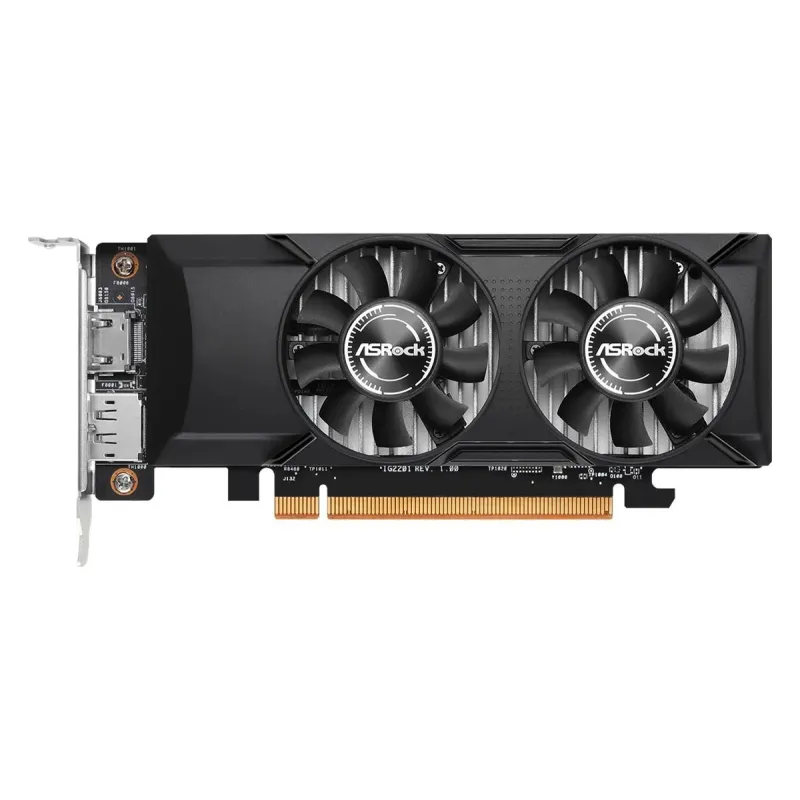Graphics Card-ASROCK-Intel-Arc A310-2000 MHz-4 GB-GDDR6-64 bit-PCI Express x8 4.0-Active-A310LP4G