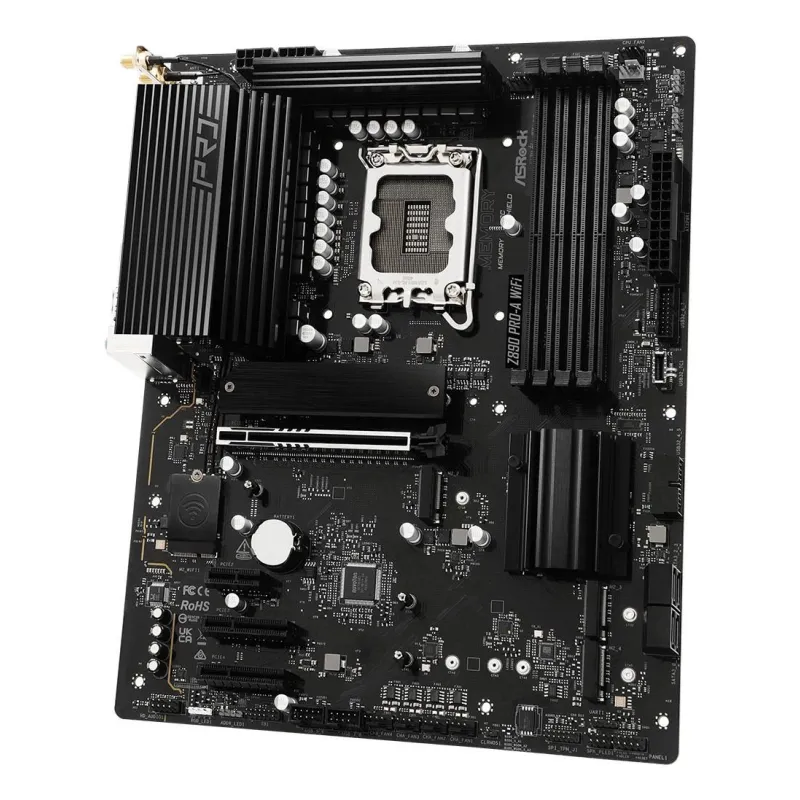 Mainboard-ASROCK-Intel Z890-LGA1851-ATX-Memory DDR5-Memory slots 4-Z890PRO-AWIFI