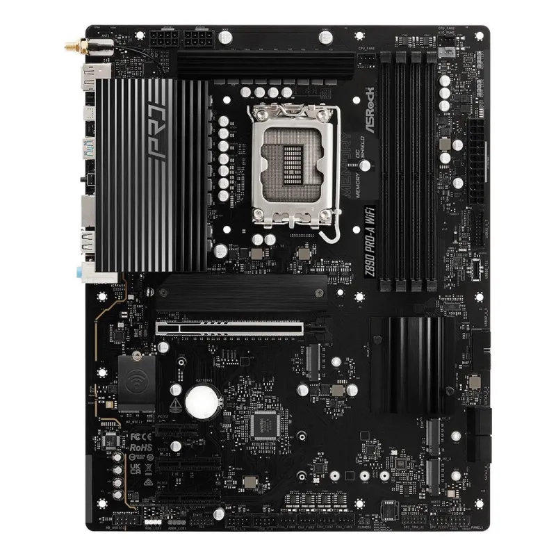 Mainboard-ASROCK-Intel Z890-LGA1851-ATX-Memory DDR5-Memory slots 4-Z890PRO-AWIFI