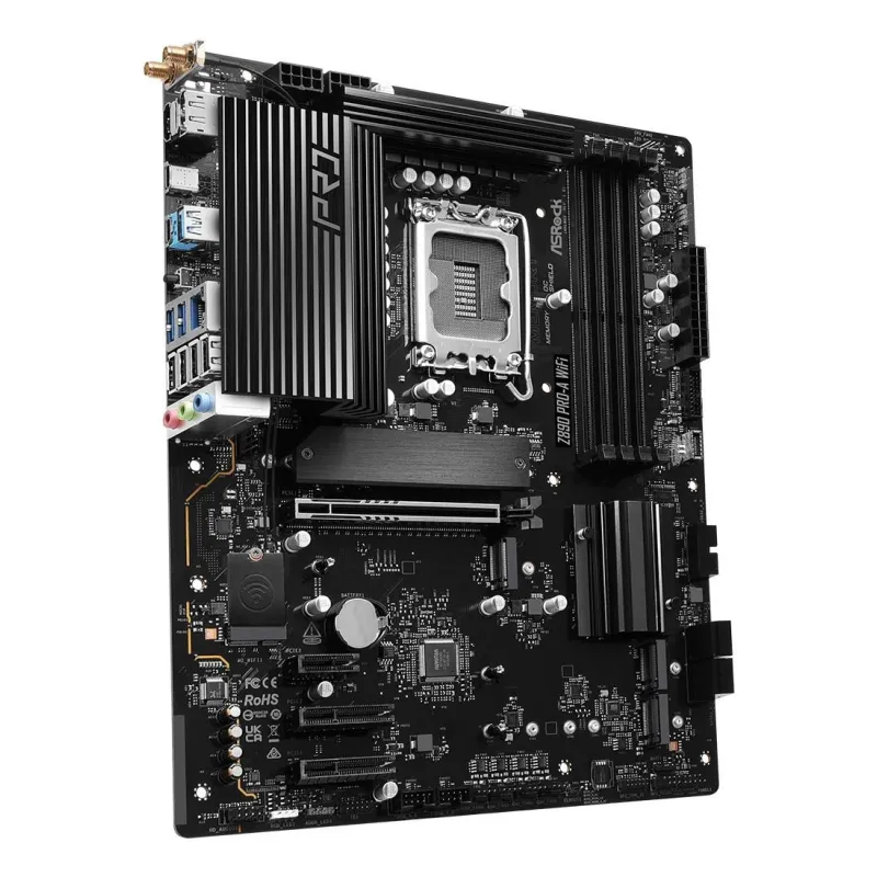 Mainboard-ASROCK-Intel Z890-LGA1851-ATX-Memory DDR5-Memory slots 4-Z890PRO-AWIFI