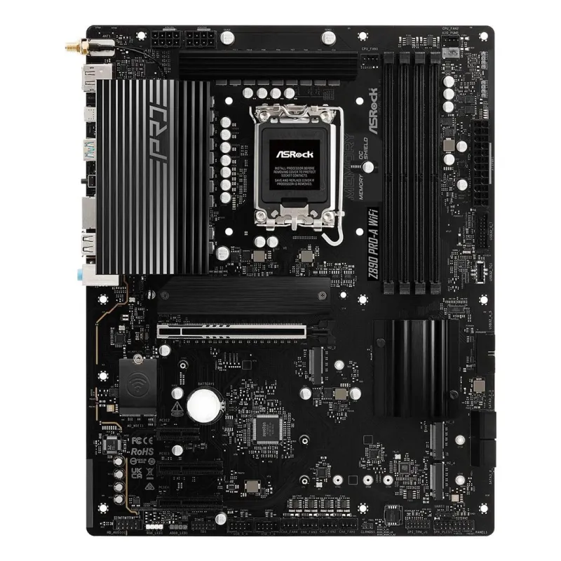 Mainboard-ASROCK-Intel Z890-LGA1851-ATX-Memory DDR5-Memory slots 4-Z890PRO-AWIFI