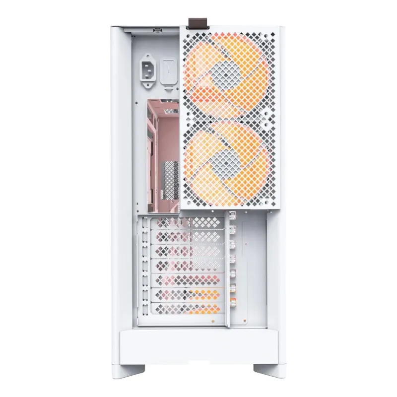 Case-MONTECH-HS01 PRO-MidiTower-Case product features Removeable HDD basket-Transparent panel-Not