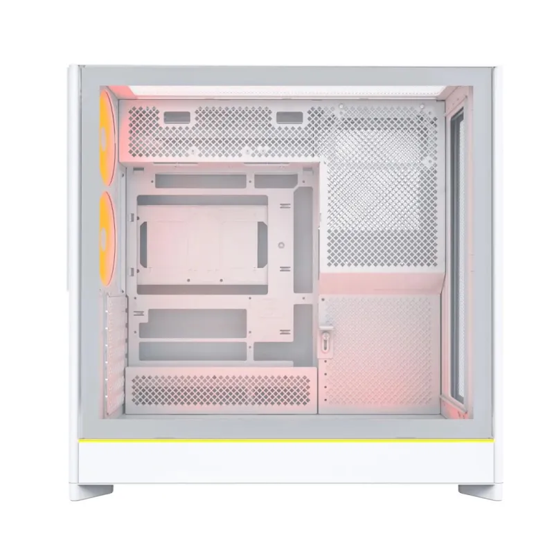 Case-MONTECH-HS01 PRO-MidiTower-Case product features Removeable HDD basket-Transparent panel-Not