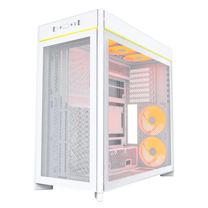Case-MONTECH-HS01 PRO-MidiTower-Case product features Removeable HDD basket-Transparent panel-Not