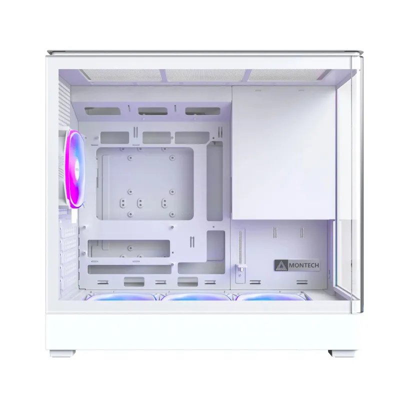 Case-MONTECH-micro ATX-Mini-ITX-White-Midi Tower-PC-KING 15 PRO-KING15PRO,W,