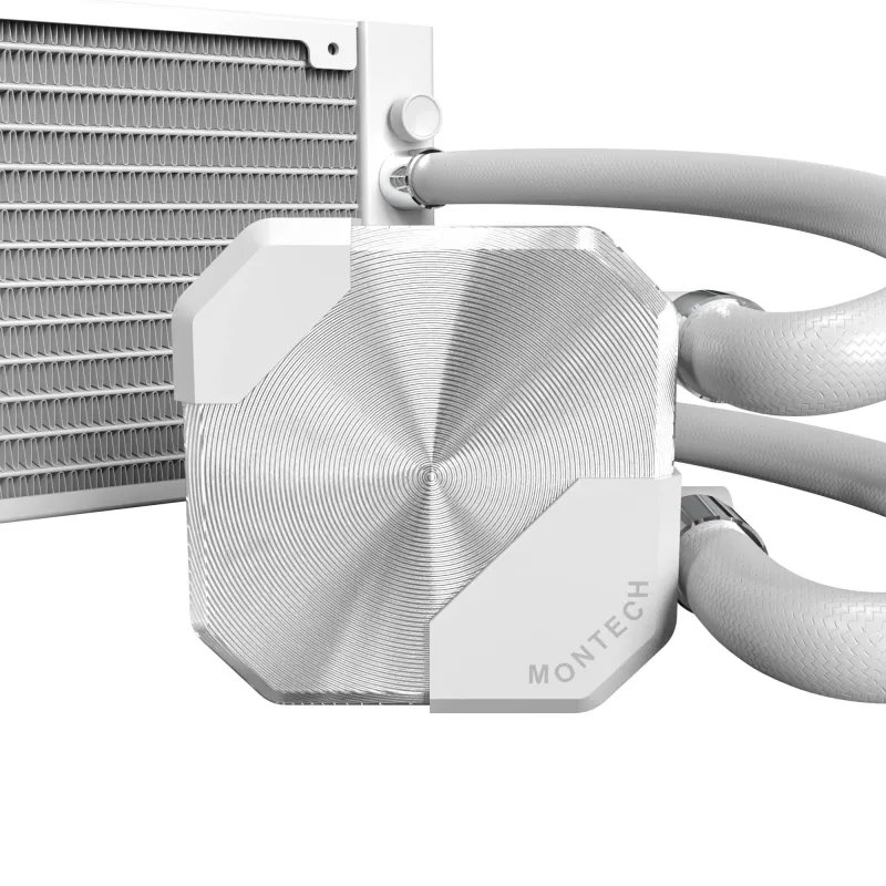 Cpu cooler multi socket white-hyperflow silent360,w, montech