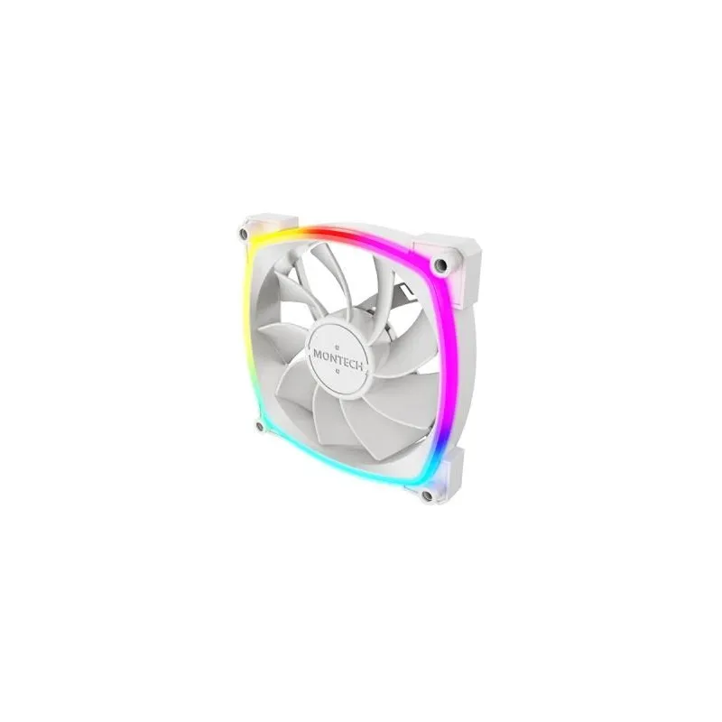 Case fan 120mm-rx120 pwm white 3 in 1 montech