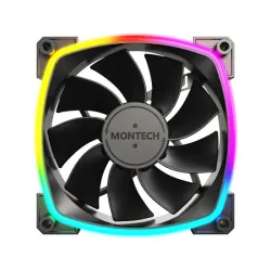 Case fan 120mm-rx120 pwm black 3 in 1 montech