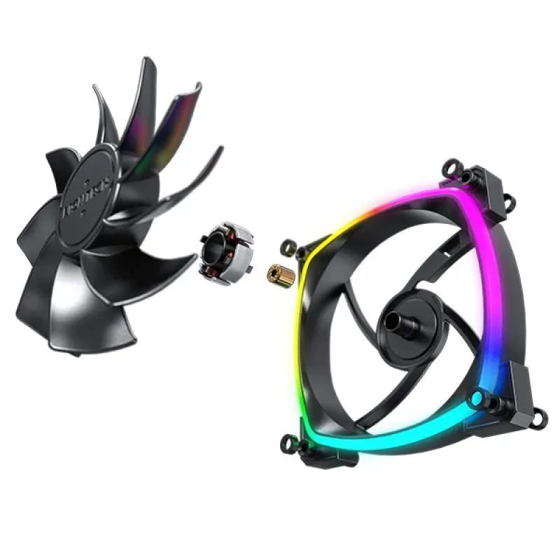 Case fan 120mm-rx120 pwm black 3 in 1 montech