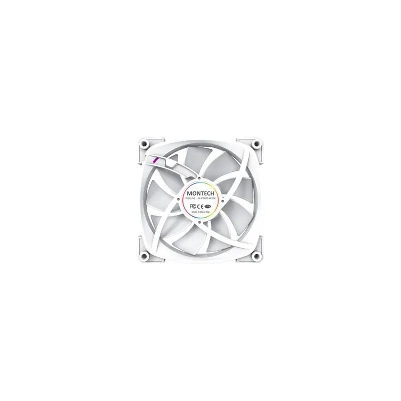Case fan 120mm-ax120 pwm white 3 in 1 montech