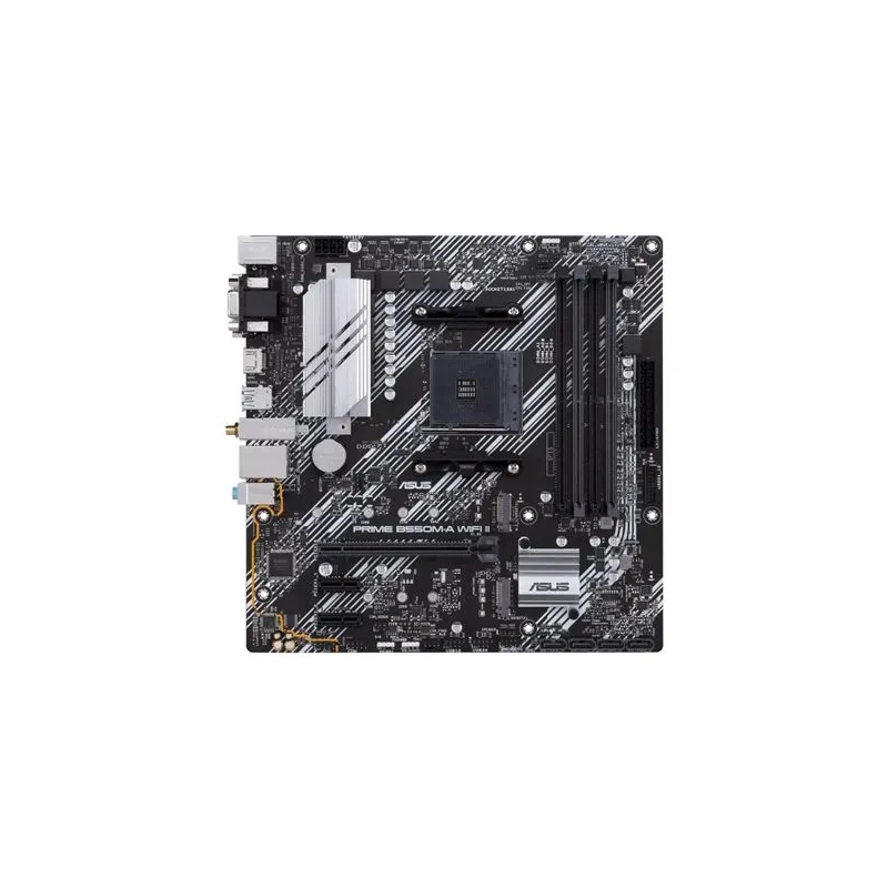 Mainboard-ASUS-AMD B550-SAM4-MicroATX-Memory DDR4-Memory slots 4-2xPCI-Express 3.0 1x-1xPCI-Express 4.0 16x-2xM.2-1x15pin
