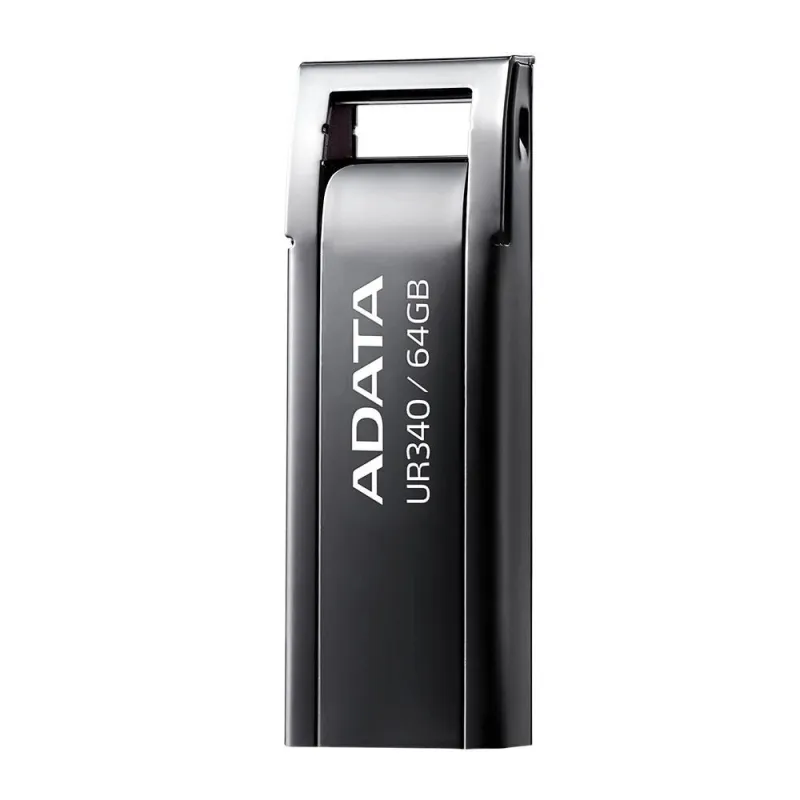 ADATA - USB Flash Drive - UR340 - 64 GB - USB 3.2 Gen1 - Black