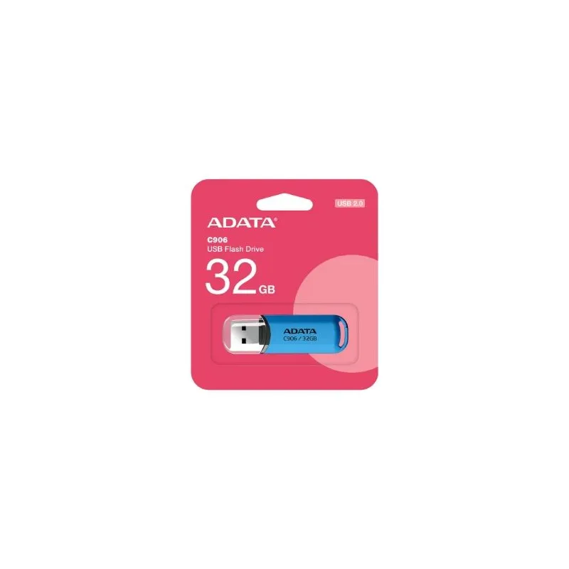 ADATA - USB Flash Drive - C906 - 32 GB - USB 2.0 - Blue